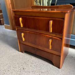 1930's Art Deco Walnut Chest of Drawers
