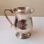 Silver plated tankard in blue velvet box Image 3