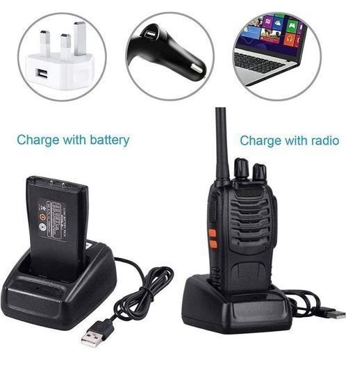 NEW SALE- 10pcs Two-Way Radio Walkie Talkies-Long Range Walkie Talkie 16CH Single Band LED Light Voice Prompt with Original Earpieces for Field Survival Biking