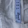 White Denim Short Romper Size 10 Image 7