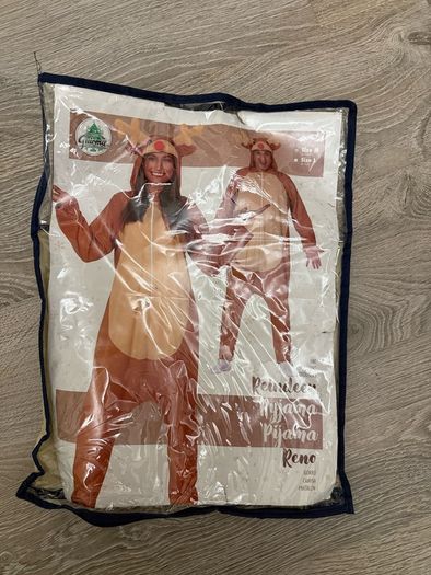 Reindeer costume pajama