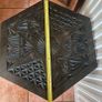 antique Moroccan hexagonal small table Image 6