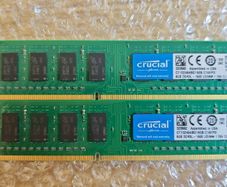 Crucial 16gb Ddr3 (2x8gb) Pc3-12800u Ct102464bd160b Pc Memory Ram