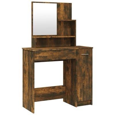 Multiple Colours Available | Dressing Table With Mirror 86.5x35x136 Cm