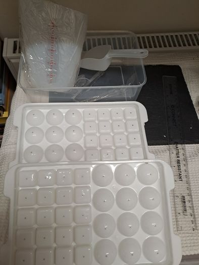 Ice Cube Tray Set with Storage Bin