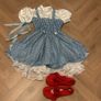 Girls Dorothy Costume with shoes Image 2