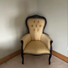 Victorian Queen Anne Style Armchair