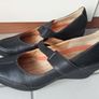 Clarks Unstructured Haywood Black Leather  Shoes Image 2