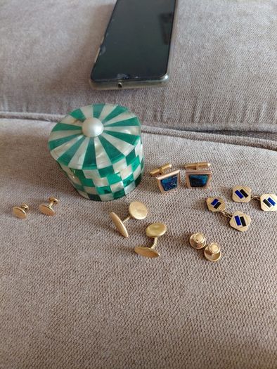 Mens Antique Cufflinks mix lot Fix Murat