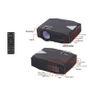 1080p HD Mini Projector LED Android WiFi Projector Video Home Cinema HDMI Movie Game Protector Image 3