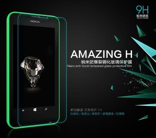 Protective 9H Tempered Glass Screen Guard Protector for Nokia Lumia 630