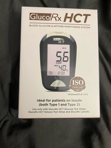 Blood Glucose and ketones Monitoring System Meter Blood Sugar diabetes