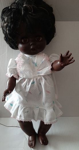 Large beautiful doll from 70's in original dress