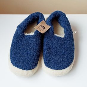Man Irish wool slippers  by  "Sheep by the Sea"  size 10.5 - 11