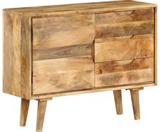 Sideboard Solid Mango Wood 90x30x69 cm