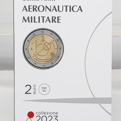 Italy 2 Euro Commemorative Coin 2023 - Italian Air Force. Coincard. BU