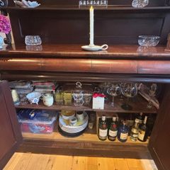 Antique Victorian chiffonier sideboard.