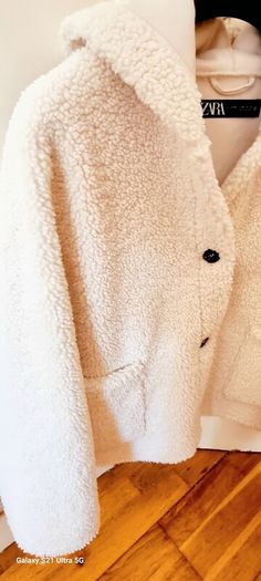 Zara Faux Shearling Jacket with Hood XXL
