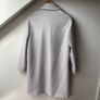 Reiss Tailored Double Breasted Wool Blend Coat Light Gray Melange (Size M) Like New Image 7