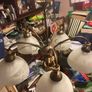 Five globe Celing light fitting postage extra Image 3