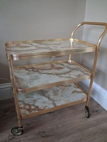 Vintage drinks trolley