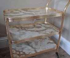 Vintage drinks trolley