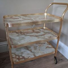 Vintage drinks trolley