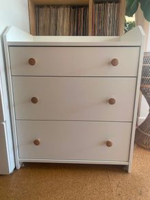 IKEA Hauga chest of 3 drawers - white