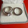 Moissanite and Zirconia ring Image 2