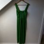 Reformation Alva Viscose Crepe Jumpsuit Kelly Green (Size US 4 UK 8 EU 36) Image 5