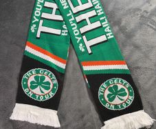 Football green scarf