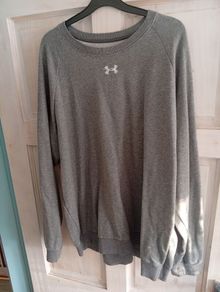 Under armour grey jumper XL