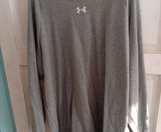 Under armour grey jumper XL