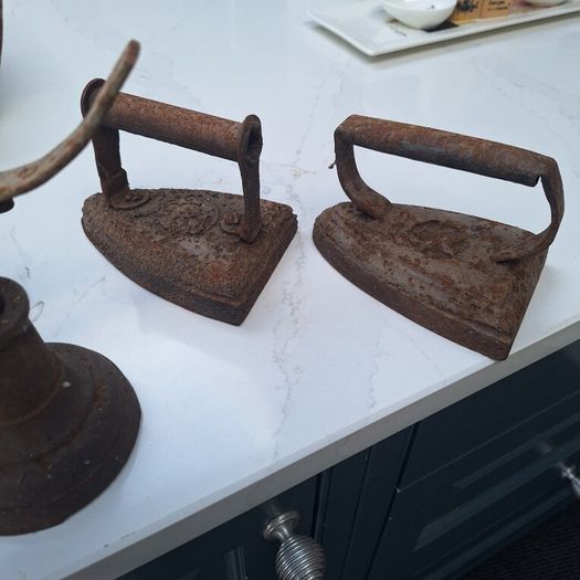 old cast iron x 2 and old scales