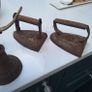 old cast iron x 2 and old scales Image 2
