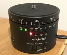 Polaroid Electronic Panorama Ball Head for Smartphones and Digital Cameras