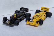 Scalextric Senna F1 Twin Pack ( C4251 &amp; C4234 Formula 1 Legends classic slot car )