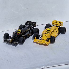 Scalextric Senna F1 Twin Pack ( C4251 & C4234 Formula 1 Legends classic slot car )