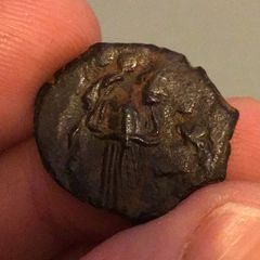 Byzantine Empire Emperor Constans II Follis 641 - 648 AD