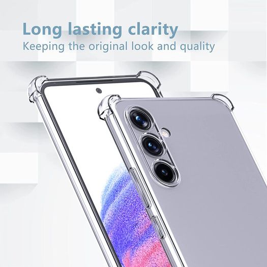 Clear Case For Samsung Galaxy A14 4G A34 5G A54 5G Thick Shockproof Soft Silicone Phone Cover for Samsung A24 4G A04s A04e A04