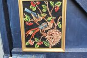 Vintage Tapestry of Birds