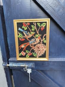 Vintage Tapestry of Birds