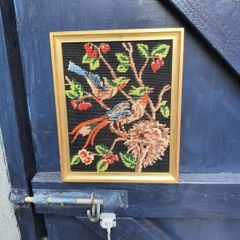 Vintage Tapestry of Birds