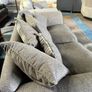 Grey 3+2 sofa set with footrest Image 8