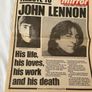 5x John Lennon Beatles murder newspapers Image 5