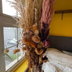 Dried Flowers Bouquet and Vase