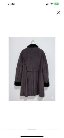 Shearling coat faux fur Max & Co
