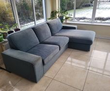 Ikea Kivit 2 seat sofa and chaise long