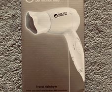 Salon perfection travel folding hair dryer "new"