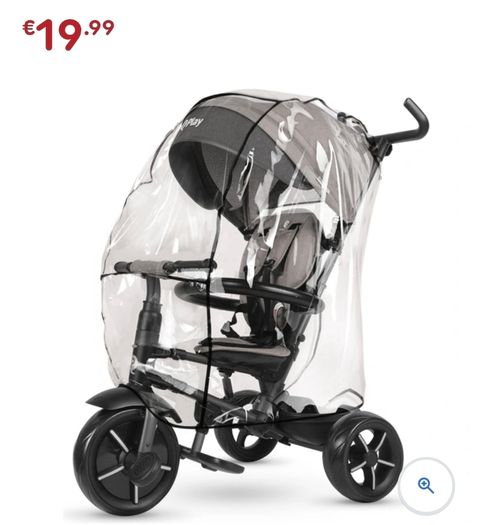 Q Play Prime 6 in 1 Trike Grey
